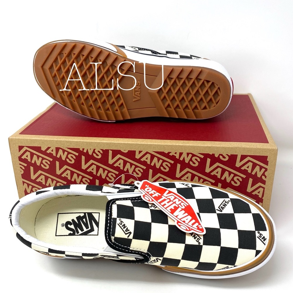 VANS Classic Slip On Platform Checkerboard Women’s - Picture 5 of 11